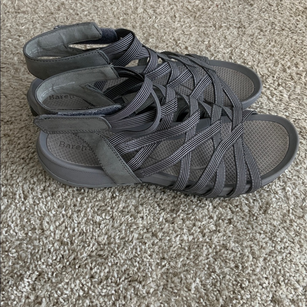BareTraps Samina Gladiator Sandal Black Gray